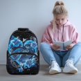 thumbnail image 2 of Aplkyhs Sea Turtle Flower School Backpack for Students Age 6-18 Large Capacity Ergonomic Padded Adjustable Shoulder Straps Unisex Back to School Backpack for Elementary Middle High School, 2 of 7