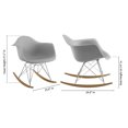 thumbnail image 4 of Modholic Eiffel Rocker Chair, Gray, 4 of 4