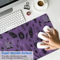 thumbnail image 4 of Long Mouse Pads for Desk,Halloween Witchy Elements Pattern Desk Mats on Top Of Desks, Desk Mouse Pad Extra Large with 3mm Non-Slip Base and Stitched Edge for Gaming,Office,Work,Home 31.5x11.8in, 4 of 5