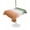 White Sage Green, variant on Outdoor Tablecloth with Umbrella Hole for Patio/Picnic/Party/Camping, Orange Sage Green Ombre Waterproof Table Cloth Rectangle Table Cover Washable, Abstract Aesthetics Modern Art (60"x 120")