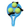 thumbnail image 2 of Entrenador de tenis, base de entrenamiento de tenis, práctica profesional de tenis reboteador de tenis para amantes del tenis, adultos, niños, deporte con 3 bolas, 2 of 8