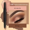 thumbnail image 2 of Uxgjfwu Double Head Eye Stick, Pearlescent Brightening High Gloss Eye Makeup, Sleeping Silkworm Pen for Under Eye Highlight, 2 of 5