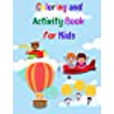 Coloring and Activity Book for Kids: Amazing Mazes and Puzzles Activity ...