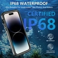 thumbnail image 3 of Casetego for iPhone 14 Pro Case Compatible with Magsafe Wireless Charging Shockproof IP68 Waterproof Military Dropproof Rugged Protective Cover with Screen Protector 6.1'' Phone Cover, 3 of 7