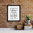 thumbnail image 4 of Designs ByLITA The Sound of The Bees Is The Voice Of The Garden, 8 x 10 White Wall Print (Framed) | Home Decor, 4 of 7