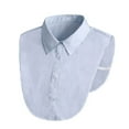 thumbnail image 1 of Jindong Chemise Femme Col Détachable Faux Col avec Boutons Accessoire de Mode, 1 of 8