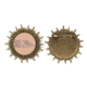 thumbnail image 1 of Patron de los zapatos de lona de la ilustración pintada a mano Pin de gancho de metal vintage con forma de sol Unbranded M, 1 of 3