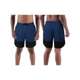 thumbnail image 1 of TheFound Men's Sweatshorts Casual Fitted Elastic Waist Contrast Color Athletic Short for Running Workout, 1 of 9