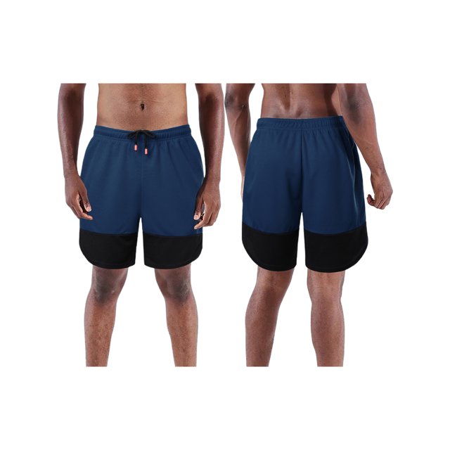 TheFound Men's Sweatshorts Casual Fitted Elastic Waist Contrast Color Athletic Short for Running Workout