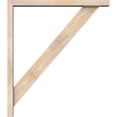 thumbnail image 3 of Ekena Millwork 3 1/2"W x 28"D x 32"H Traditional Block Smooth Bracket w/ Offset Brace, Douglas Fir, 3 of 25