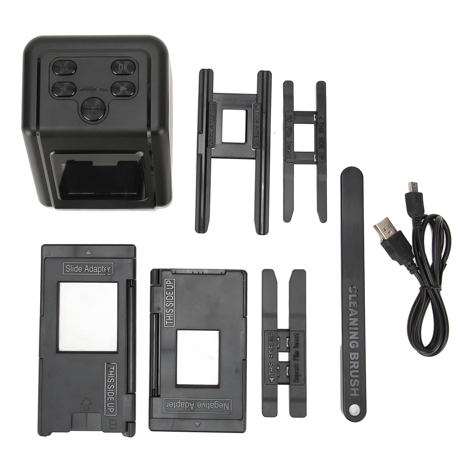 Film Slide Scanner, 12MP Color Adjustment Multi System Support Adjust