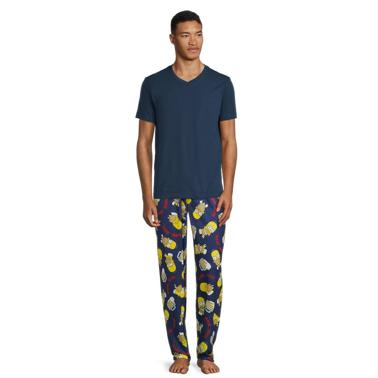 Homer Simpson Men s Sleep Pants Walmart