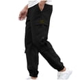 thumbnail image 1 of Jamicy Pantalon Cargo pour Hommes Cadeau pour Hommes Pantalon Cargo d'Entraînement pour Hommes Pantalon de Survêtement Fuselé de Musculation Pantalon Long Coupe Ample Athlétique Course Randonnée Pantalon de Survêtement, 1 of 7