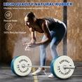 thumbnail image 4 of BalanceFrom Olympic Bumper Plate Weight Plate with Steel Hub, Color Coded, 160 lbs Set, 4 of 9