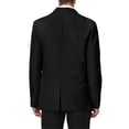 thumbnail image 3 of CHAQUETA CHIC para Hombre Ajustada Blazer de Un Solo Botón Formal XL Negra, 3 of 7