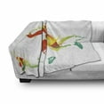 thumbnail image 3 of Teen Room Soft Flannel Fleece Throw Blanket, Young Man Playing Soccer Football Athlete Game Win Champion Paintbrush Artwork, Cozy Plush for Indoor and Outdoor Use, 70" x 90", Multicolor, by Ambesonne, 3 of 6