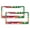 Pattern-721, variant on 2 Pcs Set Mermaidon Beach License Plate Frame Summer Sunset Beach Customized Decor Car Tag Metal 2 Holes for Girl Women Men Vehicles