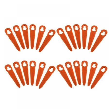 

24 PCS Replacement Grass Trimmer Blades Plastic Cutter For Stihl PolyCut 2-2 Lawn Mower Trimmer