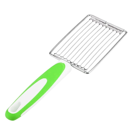 Ikeay Slicer, Stainless Steel Luncheon Meat Cutter Ham Fruit Tomato Cheese Kitchen Soft Food Cutting Tool Luncheon Meat Cutter Kitchen Food Cutter, Meat Mincer