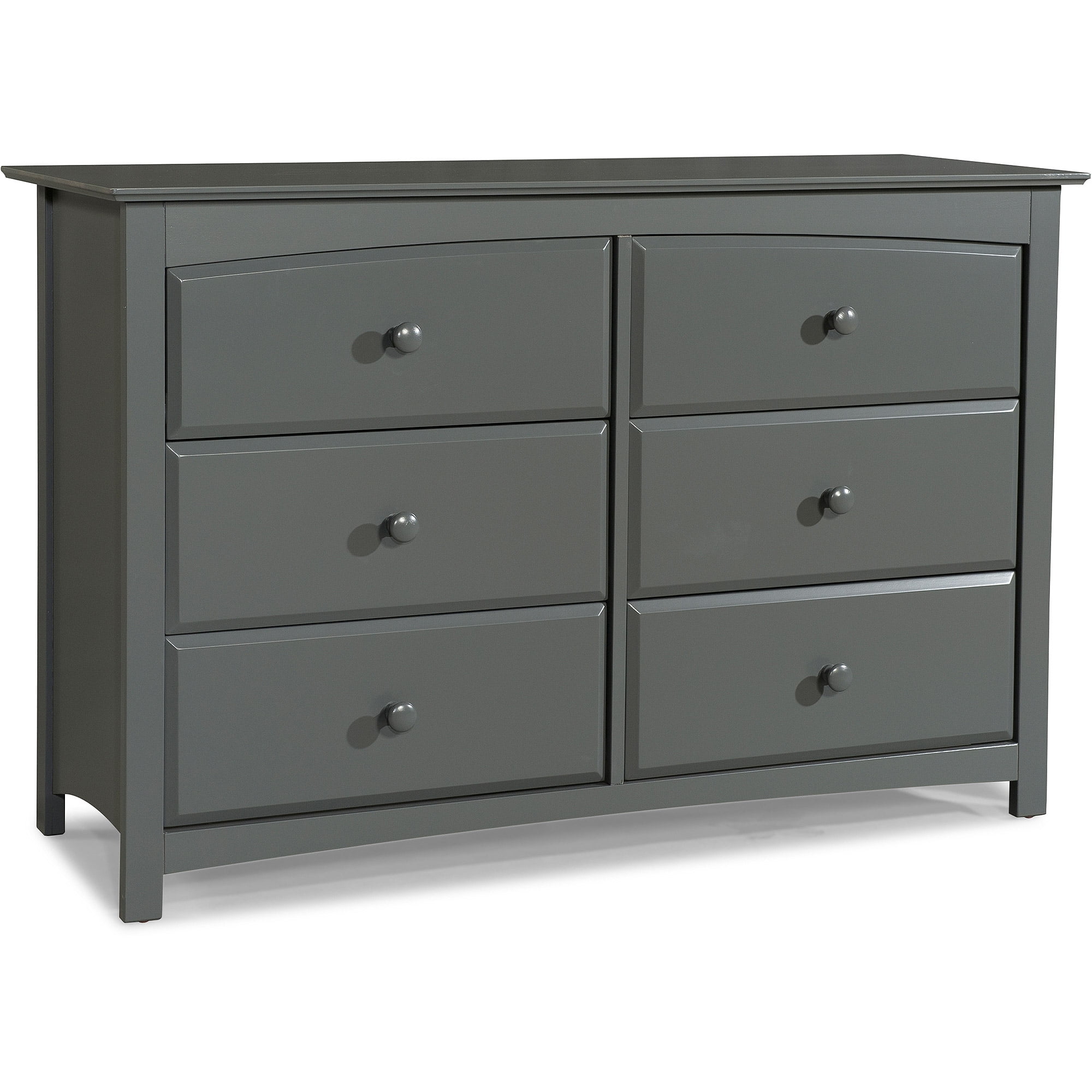 Kenton 6 Drawer Dresser In Cherry Finish Walmart Com Walmart Com