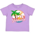 thumbnail image 3 of Inktastic I Love Florida with Ocean and Palm Trees Boys or Girls Toddler T-Shirt, 3 of 5