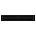 thumbnail image 2 of BUILDMART - 36x6 Modern AC Vent Cover - Decorative Black Aluminum Air Vent - Standard Linear Slot Diffuser - Heating and Cooling Register Grille for Ceiling, Walls & Floors - Texas Buildmart, 2 of 8