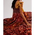 thumbnail image 2 of Brewee Robe Bohème à Imprimé Floral Été 2024 pour Femmes Bretelles Spaghetti Volants Robe Longue Maxi de Plage, 2 of 4