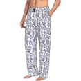 thumbnail image 6 of Naloa World Travel2 Pajama Pants Men, PJ Bottoms, Sleep & Lounge Pants-Large, 6 of 6