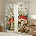 thumbnail image 2 of Castle Fairy Red Mushroom Boy Girl Black Out Curtains,Chic Floral Daisy Curtains Pack of 2 (42x63 Each),Botanical Plants Bedroom Curtains,Ultra Soft Home Decor, 2 of 6