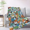 Different Hot Air Balloons Blanket for Couch Bed Throw Blanket