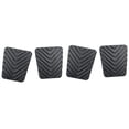 thumbnail image 1 of 4PCS Black Rubber Brake Clutch Pedal Pad for 32825-36000, 1 of 8