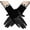 Black, variant on Dalrosia Floral Lace Gloves for Bridal Elegant Short Lace Gloves Wrist Lace Gloves for Wedding Opera Dinner Party