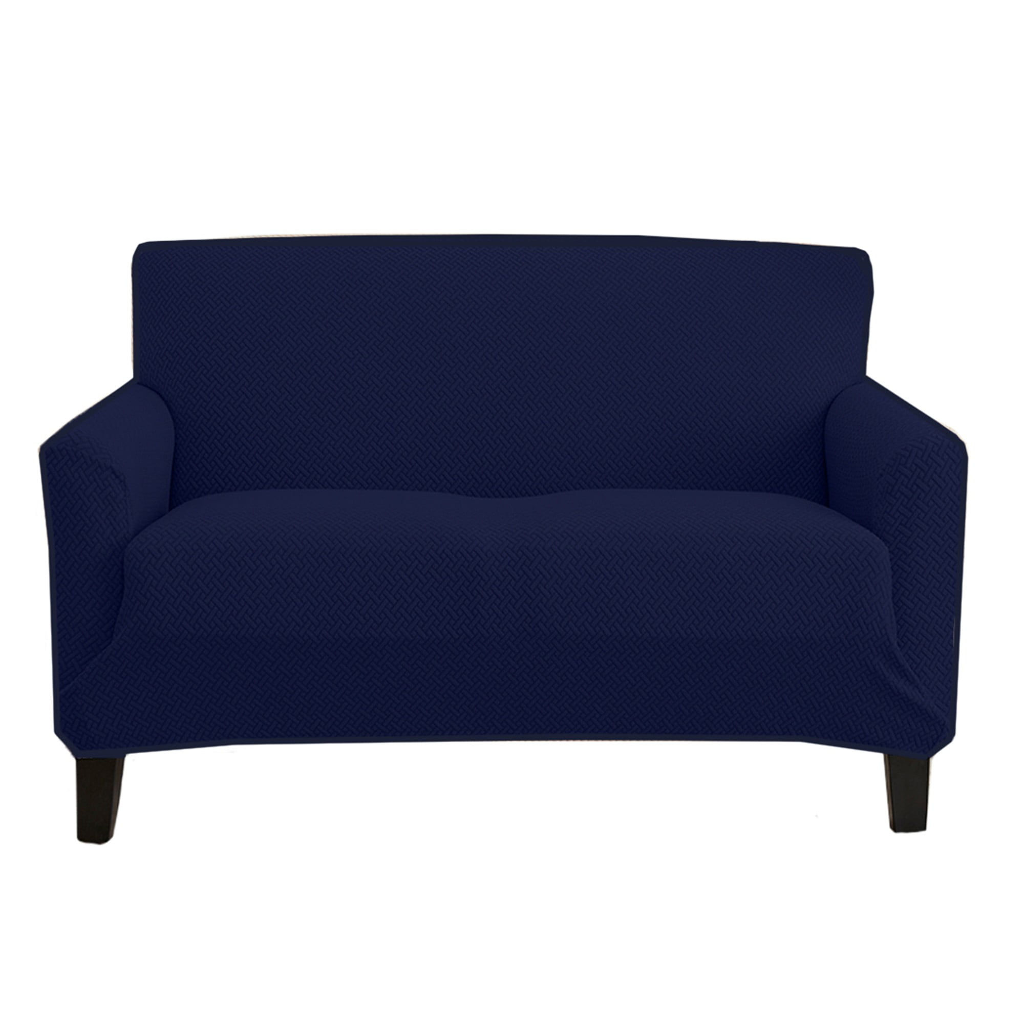Great Bay Home Stretch Textured Washable Loveseat Slipcover (Loveseat