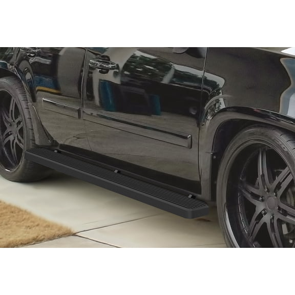 2000-2014 Chevy Suburban 3/4 Ton (Excl. 01-10 Z71 Model) 2000-2014 GMC Yukon XL 3/4 Ton Black Finish 5 Inch Door to Door Side Bar Side Step Running Board