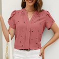 thumbnail image 2 of Cathalem T-Shirts Graphiques pour Femmes, Chemise Blouse, Rouge TG, 2 of 4