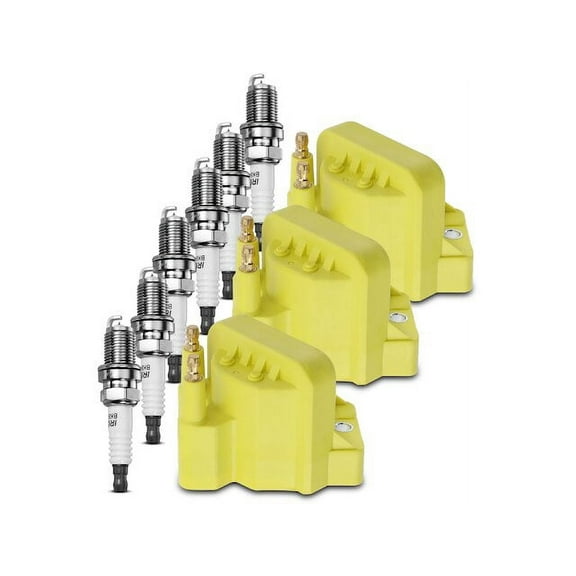 Ignition Coil Set with Spark Plugs 3 - Compatible with 1990 - 2004 Buick Regal 1991 1992 1993 1994 1995 1996 1997 1998 1999 2000 2001 2002 2003