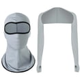 thumbnail image 1 of Cycling Face Mask Set for Women Men, Silk Sunscreen Shoulder Sleeve Two Piece Combination for Outdoor Sports, 1 of 9