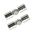 thumbnail image 3 of TISHITA 2x Curtain Rod Corner Connector Adjustable Angle for Bay Window Curtain Rods Bathroom Glass Door Hinged Connector with Screws 25mm polished, 3 of 8