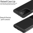 thumbnail image 6 of CoverON For Samsung Galaxy S21 Ultra 5G Case, Slim Rugged Grip Hard Phone Cover, Black, 6 of 9