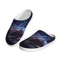 thumbnail image 2 of Yiaed Artistic Moon Rose Print Slippers Fuzzy Warm Cozy Slippers Non Slip House Slippers For Indoor Outdoor Slippers House Slippers-46/47, 2 of 7