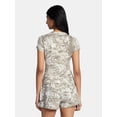 thumbnail image 3 of Ford Women's Forest Camo Graphic Tee with Short Sleeves, Sizes XXS-XXL, 3 of 5