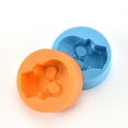 thumbnail image 5 of Mini moldes para hornear de silicona de grado alimenticio, moldes para hornear con patrón de calavera DIY, moldes para gelatina, moldes para pasteles, moldes para dulces (naranja), 5 of 5