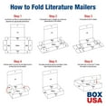 thumbnail image 4 of BOX USA BML1684 Literature Mailers, 16" x 8" x 4", White (Pack of 50), 4 of 10