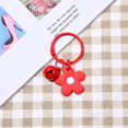 thumbnail image 1 of Llavero con forma de campana de flor pequeña de colores, llavero de color caramelo, colgante para bolso de mujer, 1 of 6