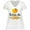 AA-White, variant on Inktastic Orlando Florida Orange in Heart Women's Plus Size V-Neck T-Shirt