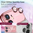 thumbnail image 4 of Dteck for iPhone 11 Case with Camera Lens Protector, Love Heart with Rotating Ring Holder Stand Sparkly Phone Case for iPhone 11,Pink, 4 of 6