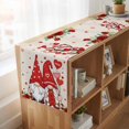 thumbnail image 6 of Table Runners 90 Inches Long Dress Scarves, Valentine's Day Farmhouse Coffee/Dining/Kitchen Table Runner for Living Room, Cute Gnomes Red Love Rose Trees Romantic 13x90 Inch, 6 of 9