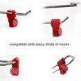 thumbnail image 4 of Lock Stop Lock 100 Pieces Plastic Red Stop Lock Anti-theft Lock Retail Pin Safety Display Lock, 4 of 4