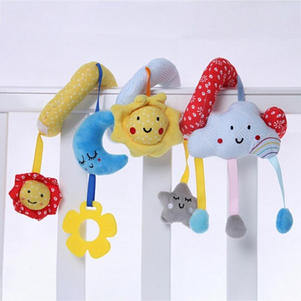 Baby Stroller Soft Plush Toys Crib Room Bed Hanging Handbell Infant Toy Z 