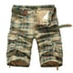 thumbnail image 1 of Ceisia Men's Gift Relaxed Plaid Cargo Shorts Mid-Rise Belt Waist Snap Button Drawstring Hem Shorts, 1 of 5